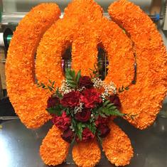 Khanda in Orange